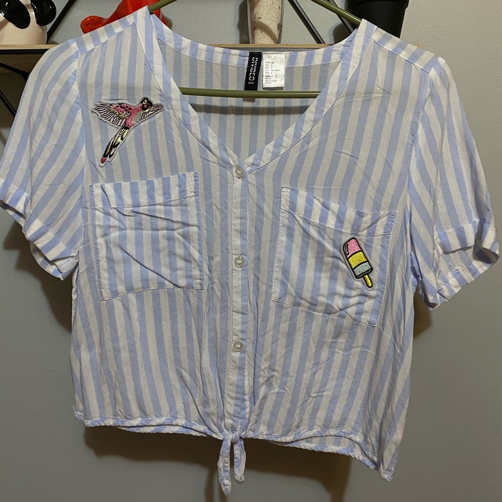Crop top blouse